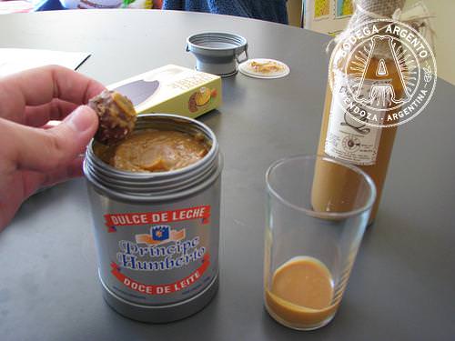Dulce de Leche jar and licor