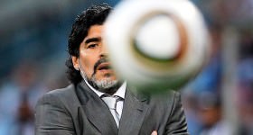 Maradona Argentina Germany World Cup 2010 Football