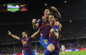 Messi and Fabregas